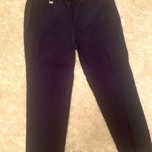 Premise Women’s plus size 1x blue polka dot capris